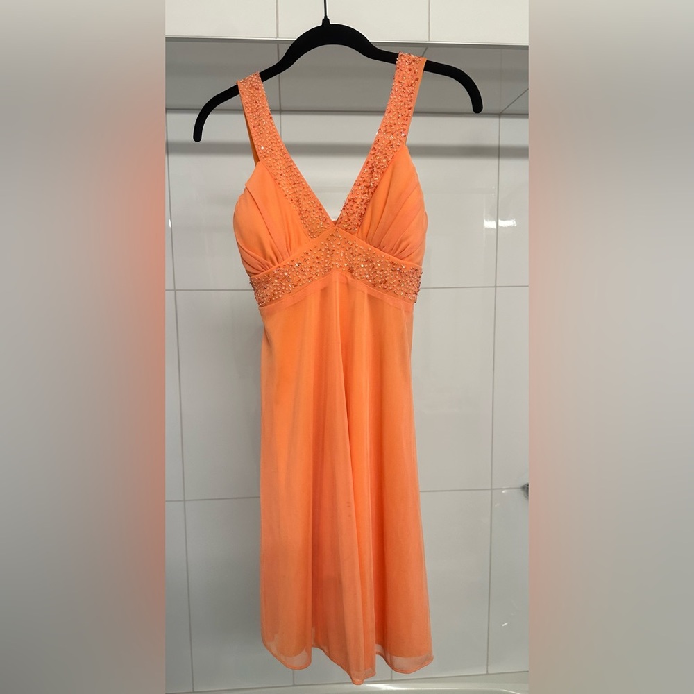 My Michelle Orange Dress